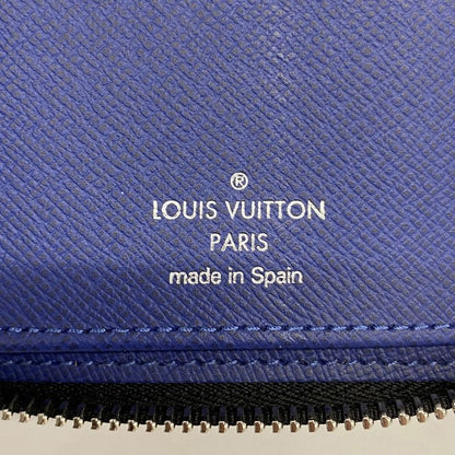 Louis Vuitton Long Wallet Taigarama Zippy Wallet Vertical M30447 Cobalt Men's