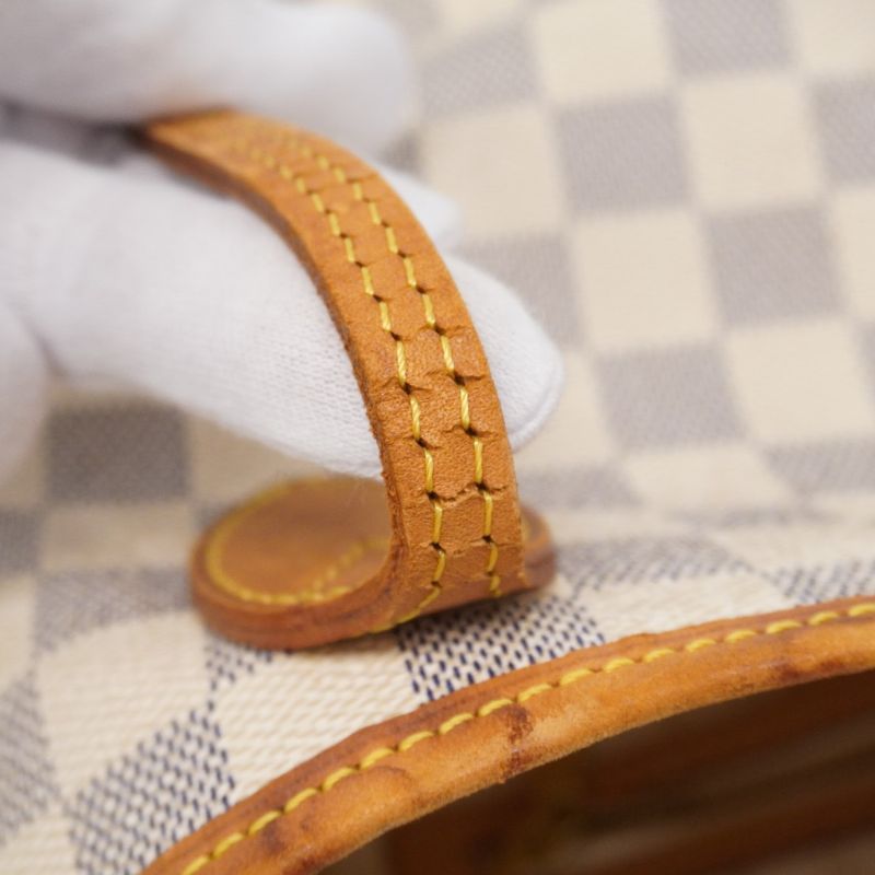 Louis Vuitton Tote Bag Damier Azure Neverfull PM N51110 White Ladies