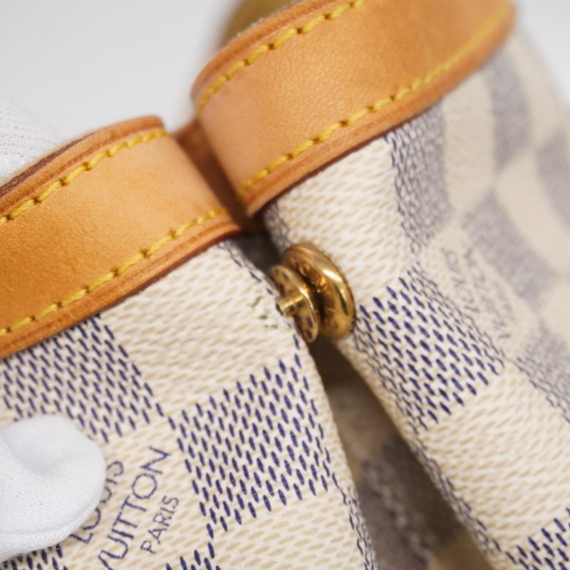 Louis Vuitton Tote Bag Damier Azure Hampstead MM N51206 White Women's