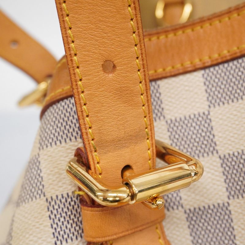 Louis Vuitton Tote Bag Damier Azure Hampstead MM N51206 White Women's