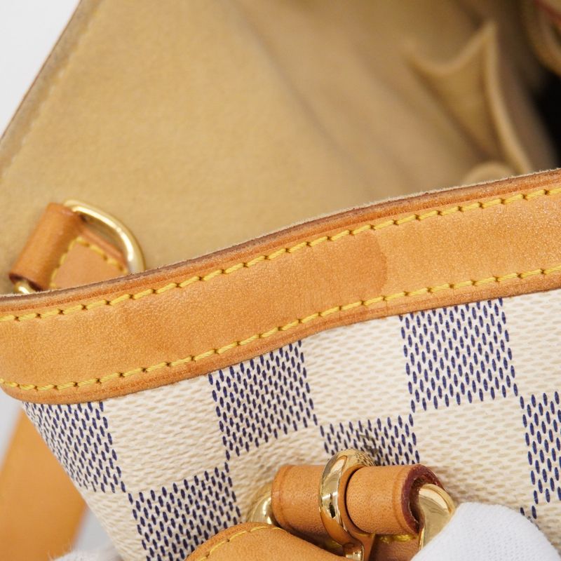 Louis Vuitton Tote Bag Damier Azure Hampstead MM N51206 White Women's