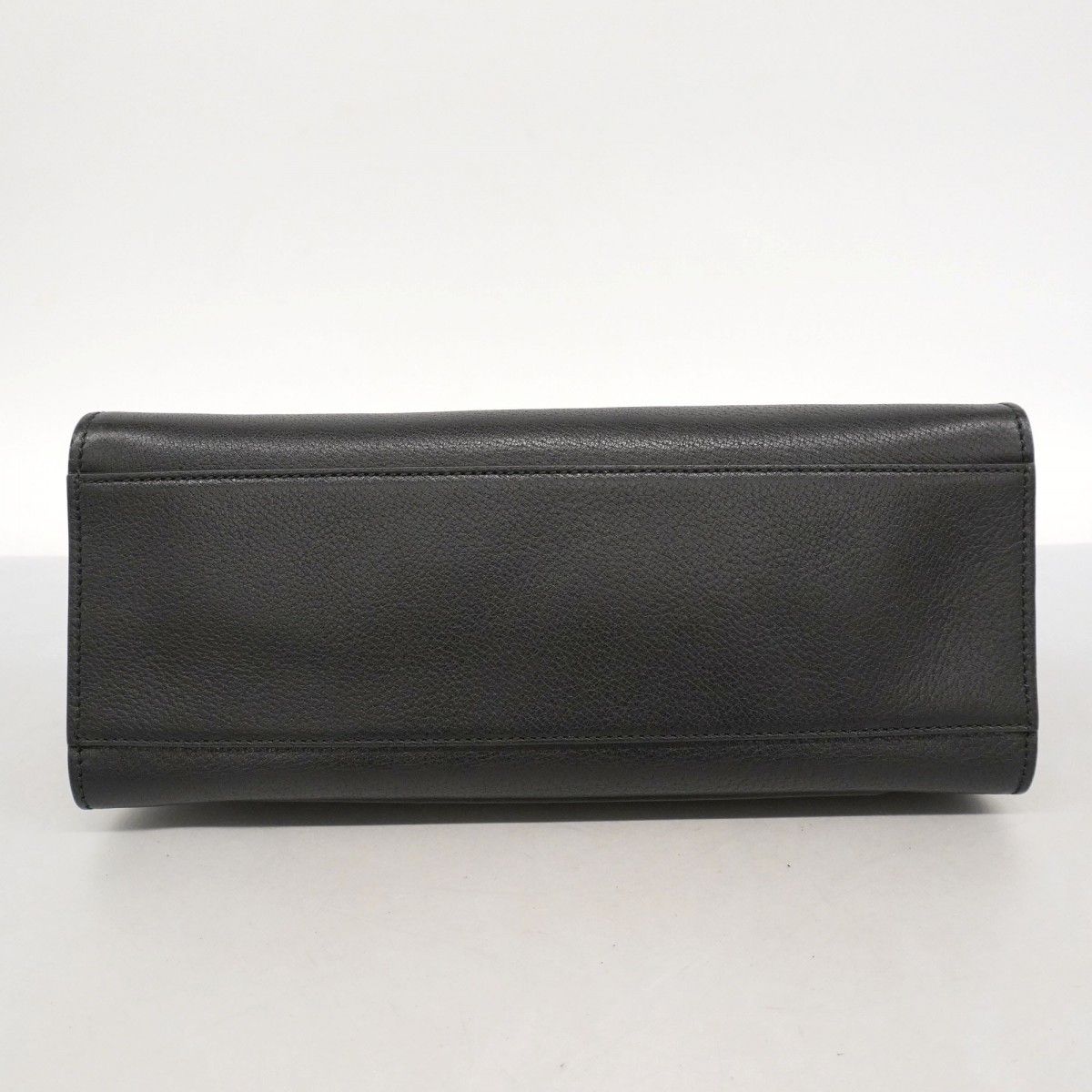 Gucci Handbag Sherry Line Totem 505342 Leather Black Gold Hardware