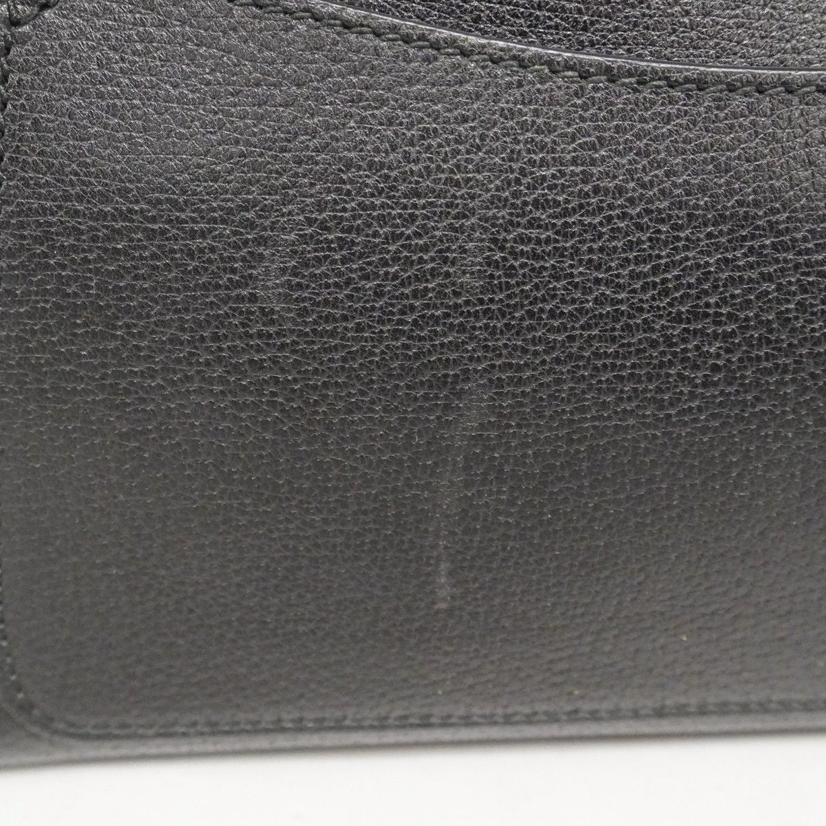 Gucci Handbag Sherry Line Totem 505342 Leather Black Gold Hardware