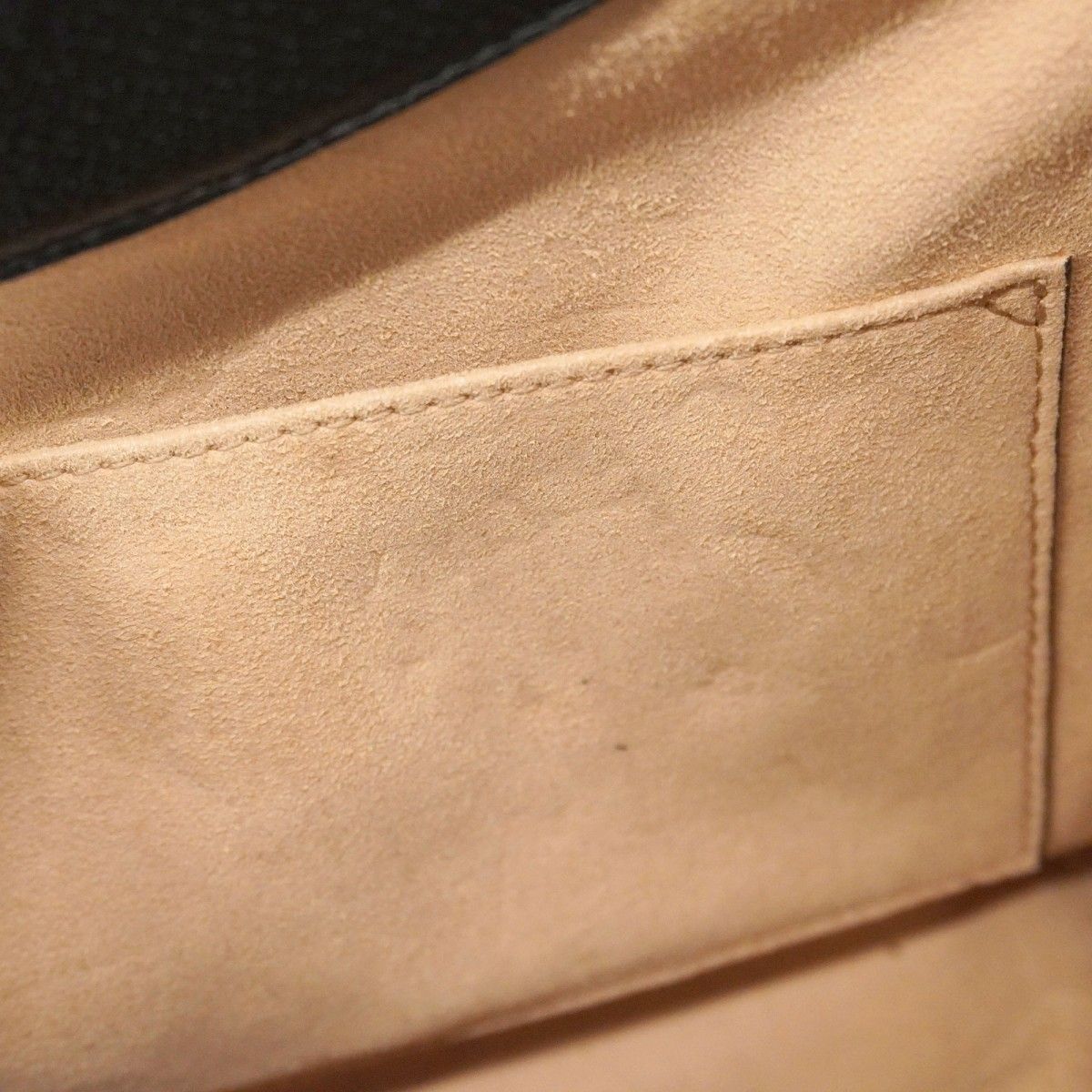 Gucci Handbag Sherry Line Totem 505342 Leather Black Gold Hardware