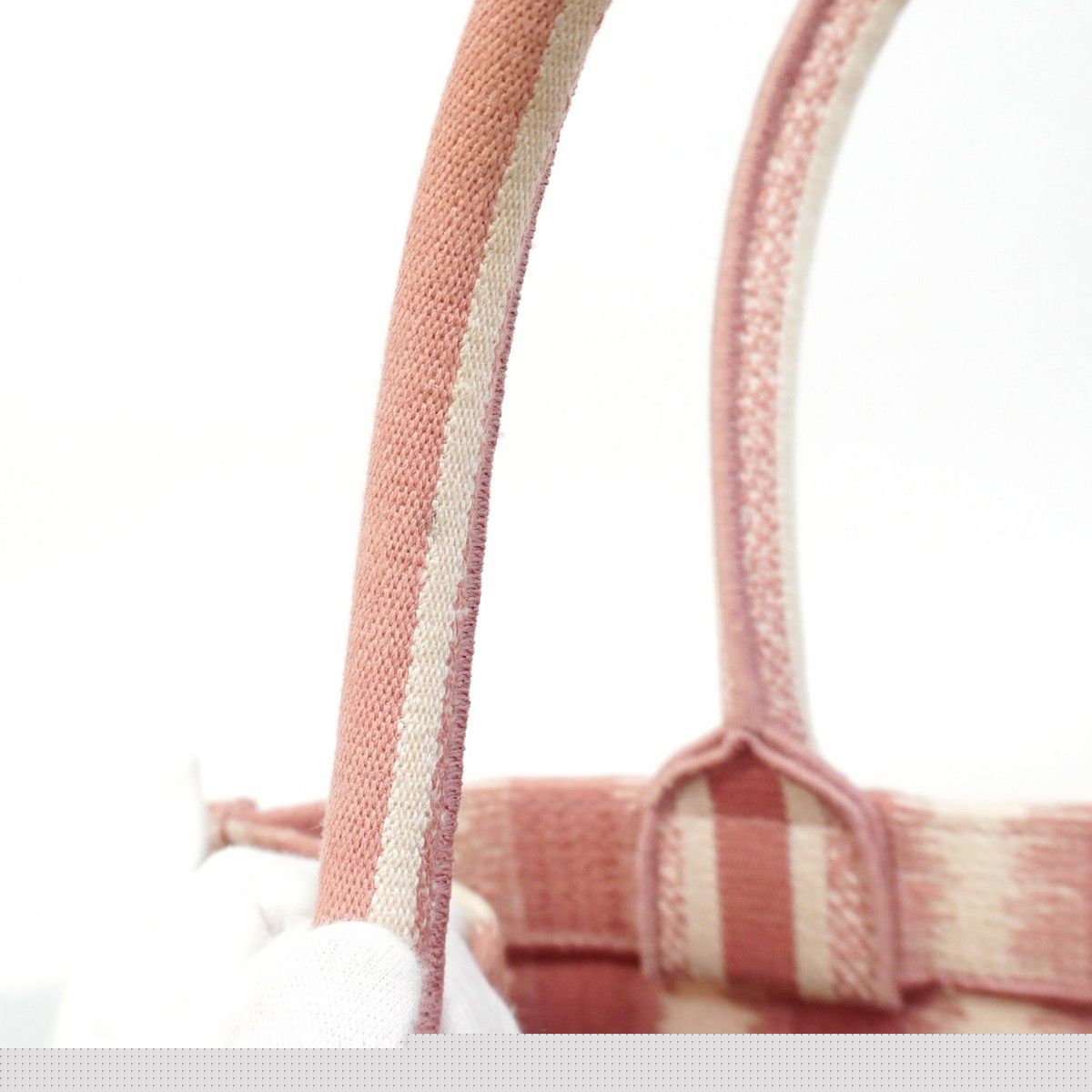 Christian Dior Tote Bag Book Tote Canvas Pink [Used] Women's