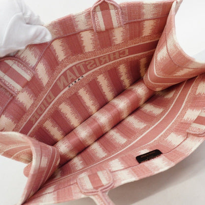 Christian Dior Tote Bag Book Tote Canvas Pink [Used] Women's