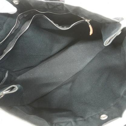 Hermes Tote Bag Fool toe GM Canvas Black Silver Hardware [Used] Women's