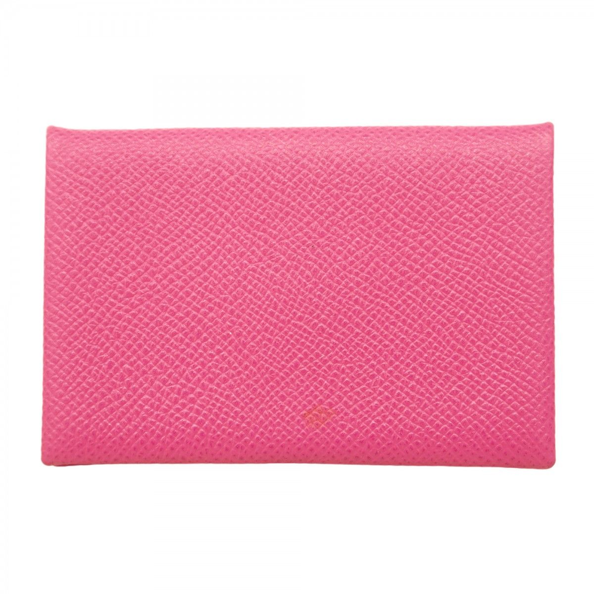 Hermes Coin Case Calvi Vaux Epson Magnolia Silver Hardware D engraved