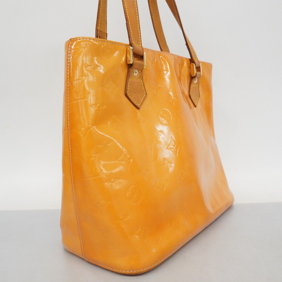 Louis Vuitton Tote Bag Vernis Houston M91054 Rose [Used] Women's