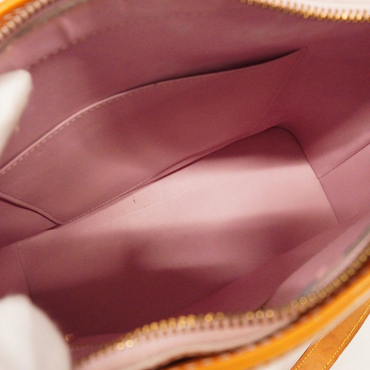 Louis Vuitton Tote Bag Vernis Houston M91054 Rose [Used] Women's