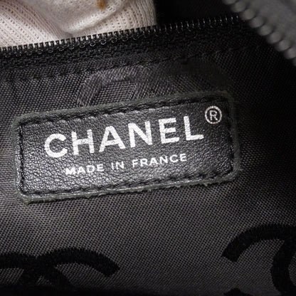 Chanel Tote Bag Cambon Lambskin Beige Silver Hardware [Used] Women's