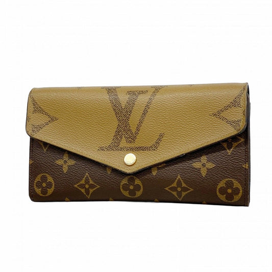 Louis Vuitton Long Wallet Monogram Giant Reverse Portefeuille Sarah