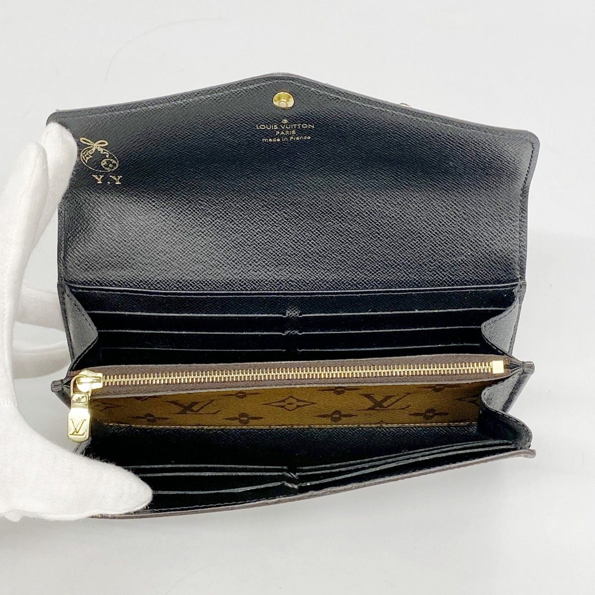Louis Vuitton Long Wallet Monogram Giant Reverse Portefeuille Sarah