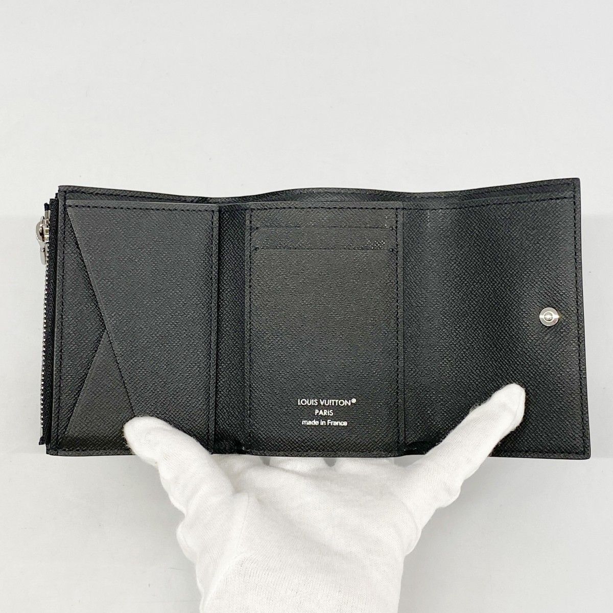 Louis Vuitton Trifold Wallet Monogram Eclipse Victor Wallet M12598