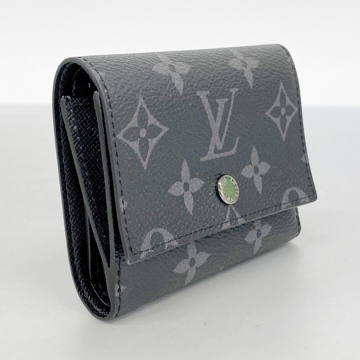 Louis Vuitton Trifold Wallet Monogram Eclipse Victor Wallet M12598