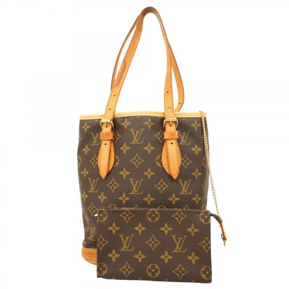 Louis Vuitton Tote Bag Monogram Bucket PM M42238 Brown [Used] Women's