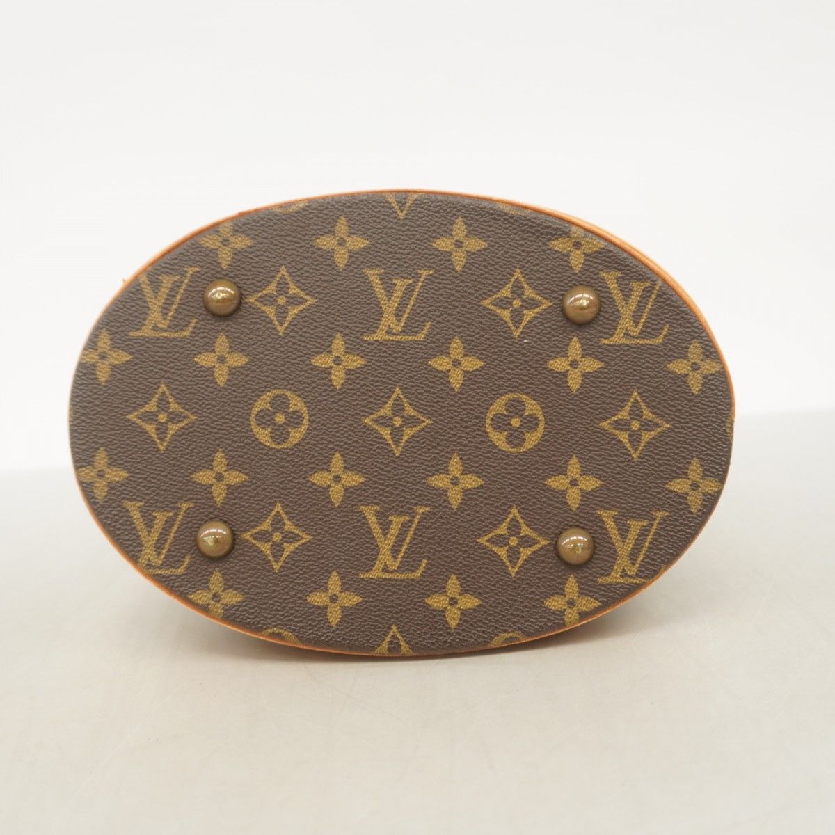 Louis Vuitton Tote Bag Monogram Bucket PM M42238 Brown [Used] Women's
