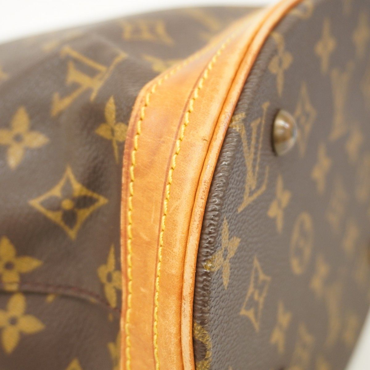 Louis Vuitton Tote Bag Monogram Bucket PM M42238 Brown [Used] Women's