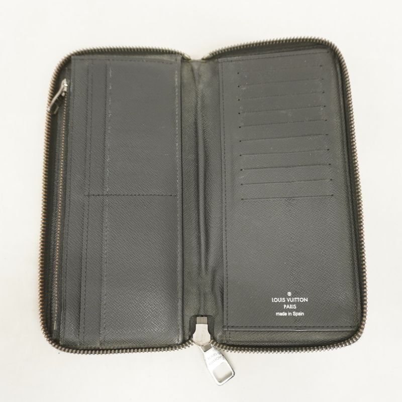 Louis Vuitton Long Wallet Monogram-Eclipse Zippy Wallet Vertical M62295