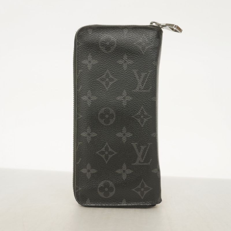 Louis Vuitton Long Wallet Monogram-Eclipse Zippy Wallet Vertical M62295