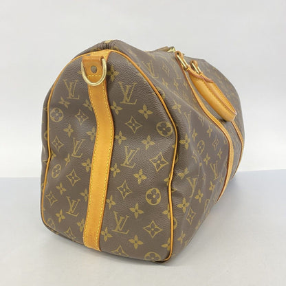 Louis Vuitton Boston Bag Monogram Keepall Bandouliere 45 M41418 Brown
