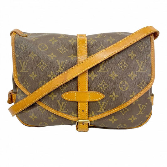 Louis Vuitton Shoulder Bag Monogram Saumur 30 M42256 Brown [Used]