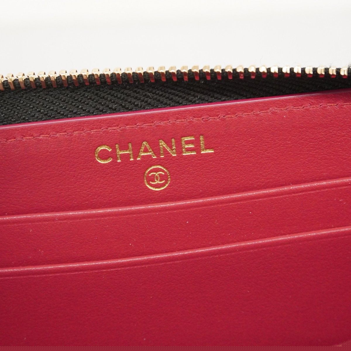 Chanel Wallet Chanel 19 Lambskin Black Gold Hardware [Used] Women's