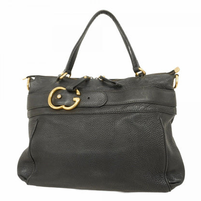 Gucci Tote Bag 269963 Leather Black Gold Hardware [Used] Women's