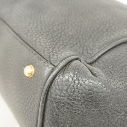 Gucci Tote Bag 269963 Leather Black Gold Hardware [Used] Women's