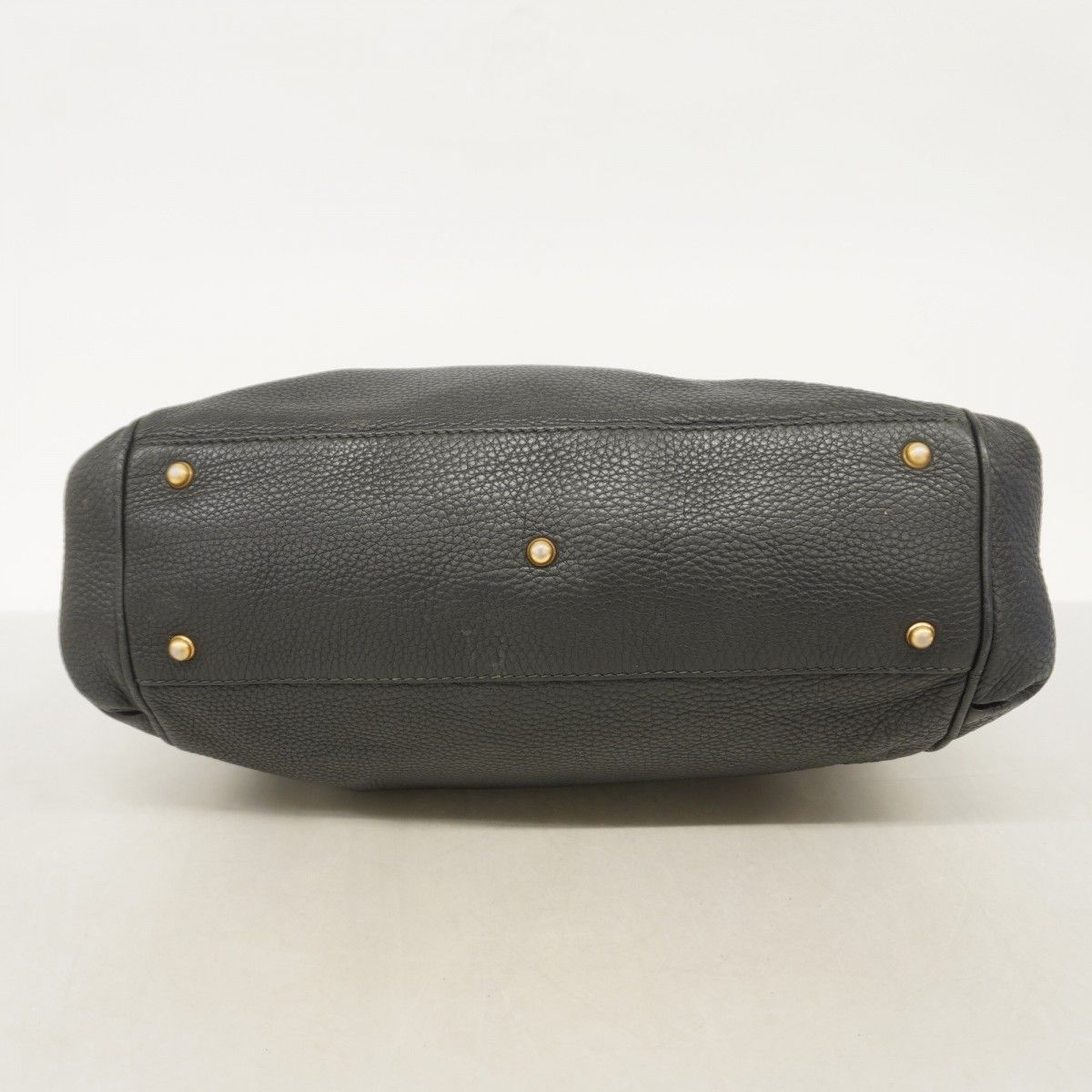 Gucci Tote Bag 269963 Leather Black Gold Hardware [Used] Women's