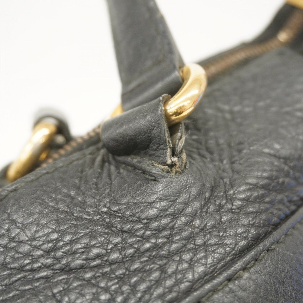 Gucci Tote Bag 269963 Leather Black Gold Hardware [Used] Women's