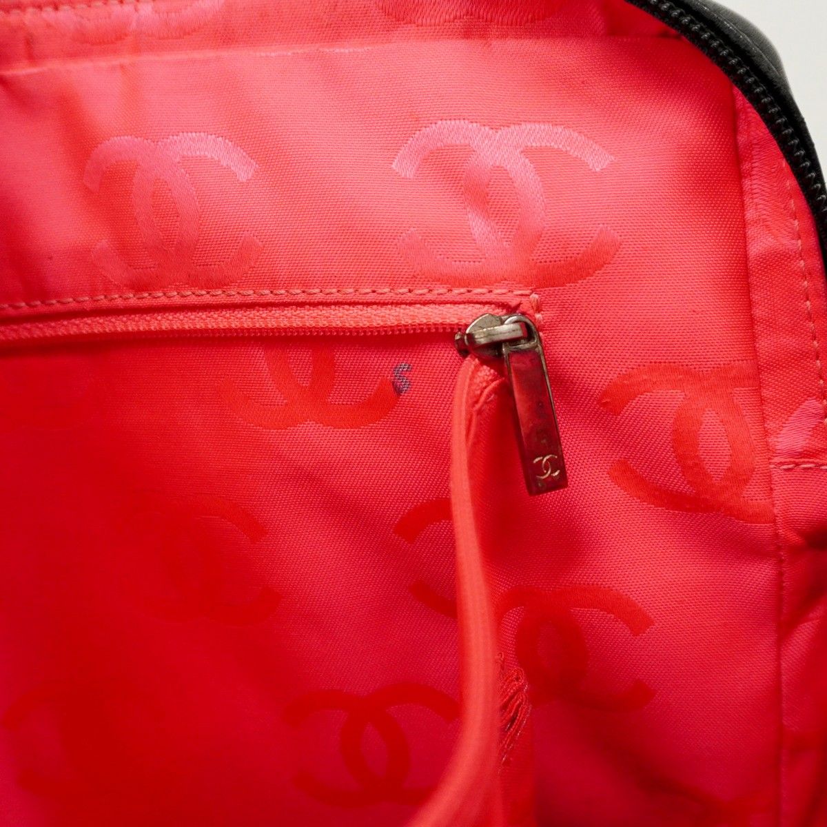 Chanel Shoulder Bag Cambon Lambskin Black Silver Hardware [Used]