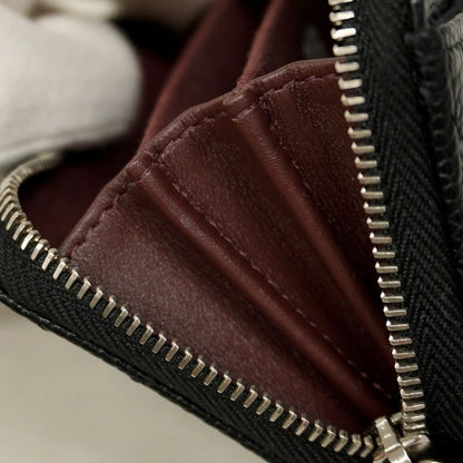 Chanel Coin Case Matelasse Caviar Skin Black Silver Hardware [Used]