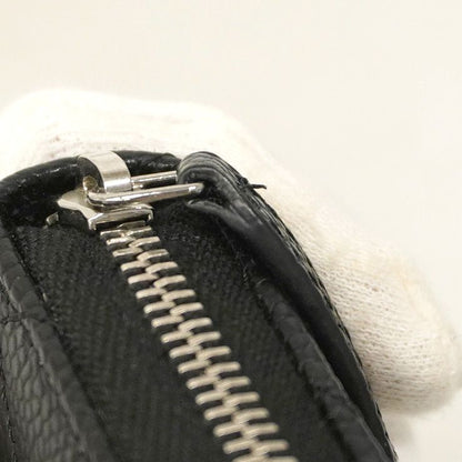 Chanel Coin Case Matelasse Caviar Skin Black Silver Hardware [Used]