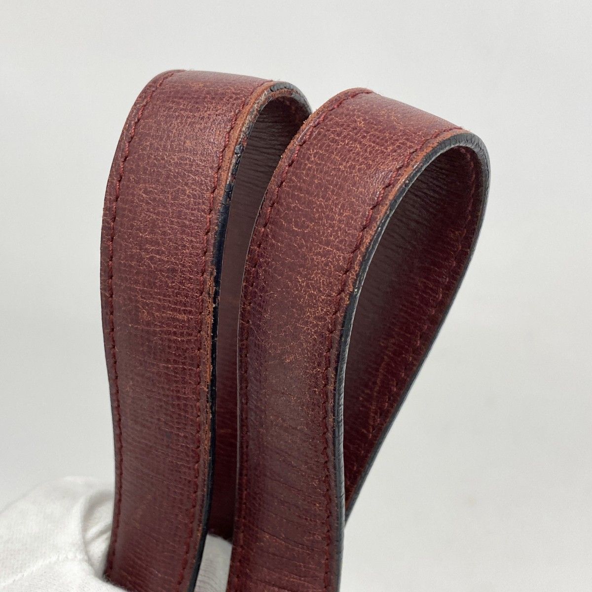 Cartier Handbag Must Leather Bordeaux Gold Hardware [] Ladies