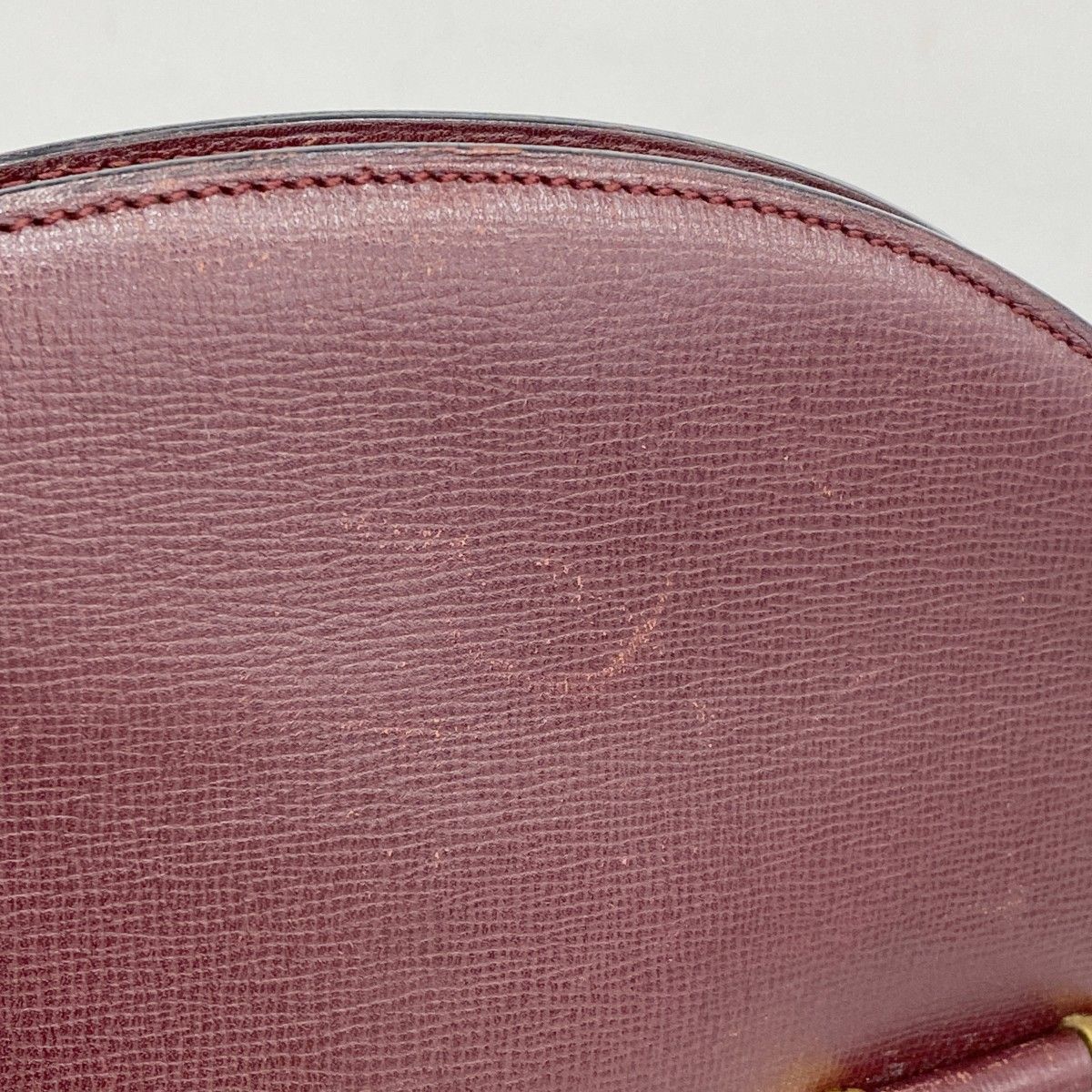 Cartier Handbag Must Leather Bordeaux Gold Hardware [] Ladies