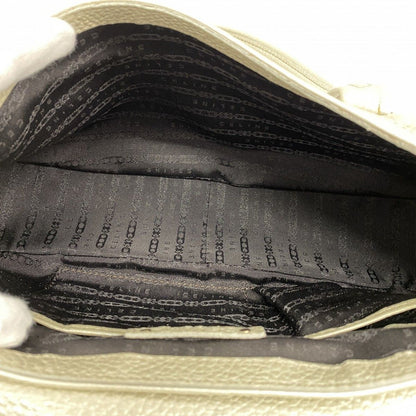 Celine Handbag Leather Light Gray Silver Hardware [Used] Women's