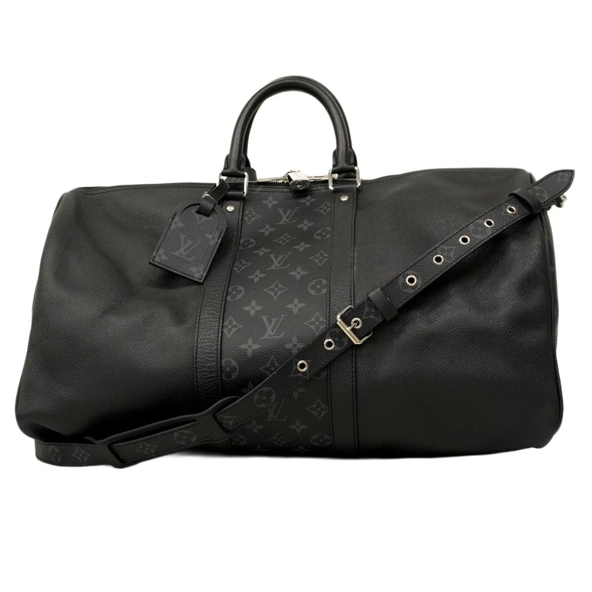 Louis Vuitton Shoulder Bag Monogram Eclipse Keepall Bandouliere 50