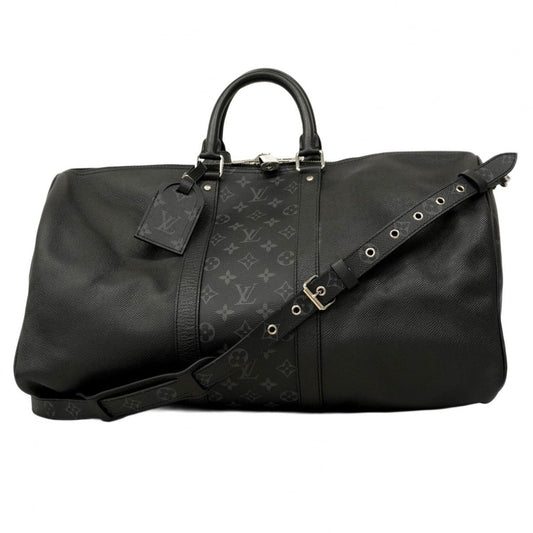 Louis Vuitton Shoulder Bag Monogram Eclipse Keepall Bandouliere 50