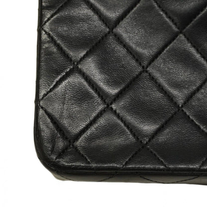 Chanel Shoulder Bag Matelasse Lambskin Black Gold Hardware [Used]