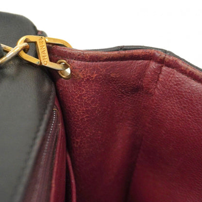 Chanel Shoulder Bag Matelasse Lambskin Black Gold Hardware [Used]