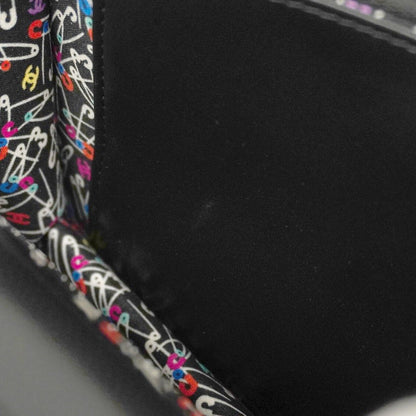 Chanel Shoulder Bag Matelasse Caviar Skin Black Gold Hardware [Used]