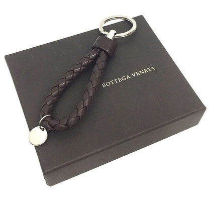Bottega Veneta Key Ring Key Holder Intrecciato Leather Aq7637