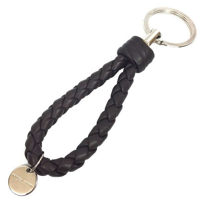Bottega Veneta Key Ring Key Holder Intrecciato Leather Aq7637
