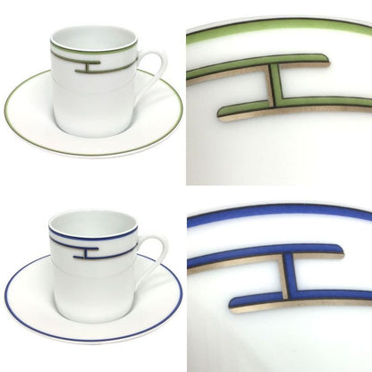 Hermes Rhythm Demitasse Cup C S 2 Customer Set Aq7670