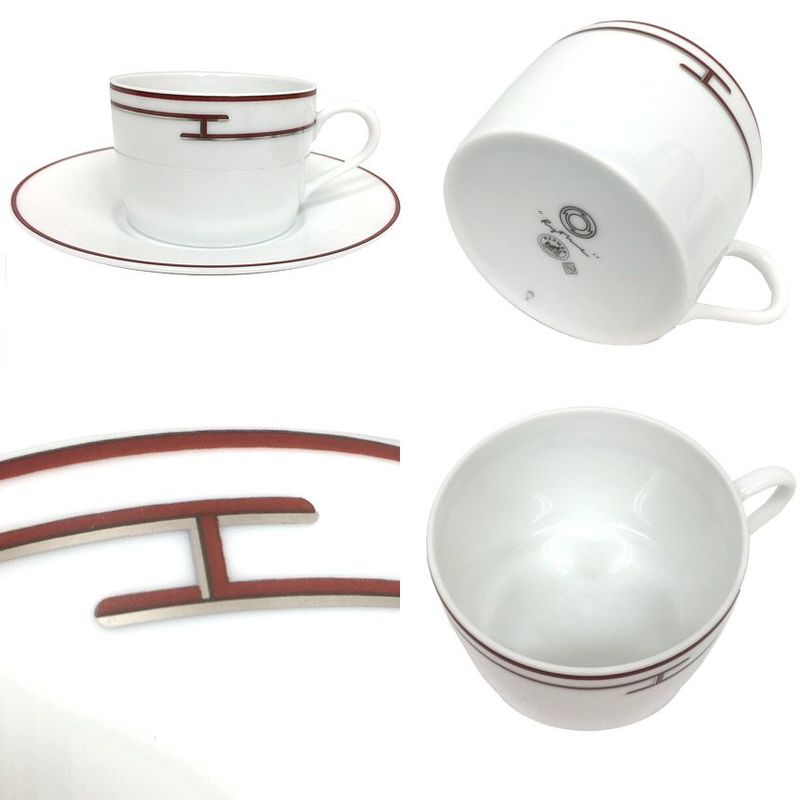 Hermes Rhythm Cup & Saucer C S Set Aq7671
