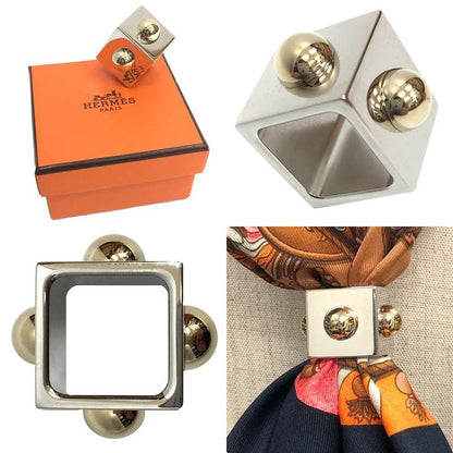 Hermes Scarf Ring Cube Collier de Chien Aq7692