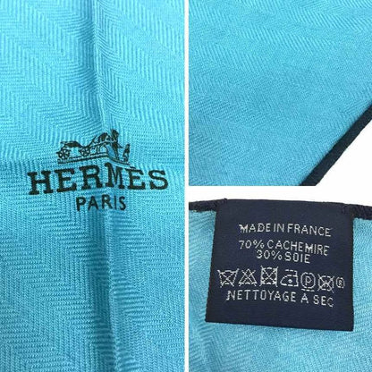 Hermes Losange Uni Mini Diamond Shape Scarf Cashmere Silk Aq7718