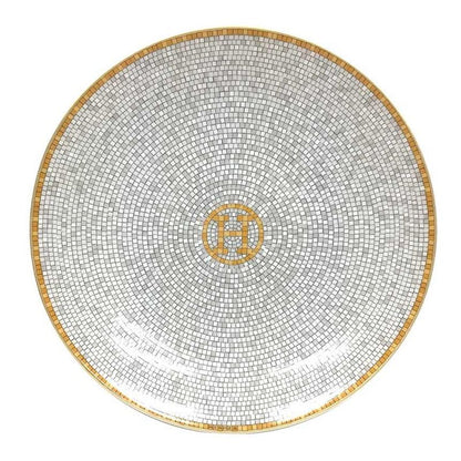 Unused Hermes Mosaic van Quatre Plate 16cm (6.30in) Aq7740