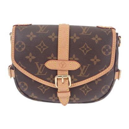 Louis Vuitton Saumur BB Monogram Shoulder Bag Handbag 2-Way
